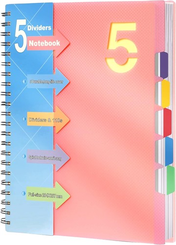 Subject notebook x - 5, 11