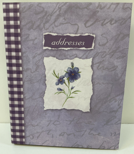 Home address notebook binder - address,