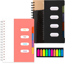 A5 Notebook with Dividers 240