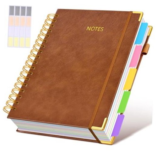 Hardcover spiral notebook - hardcover,