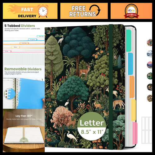 Large spiral notebook with - notebook,