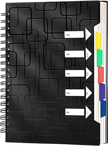 Subject spiral notebook a5 - subject,