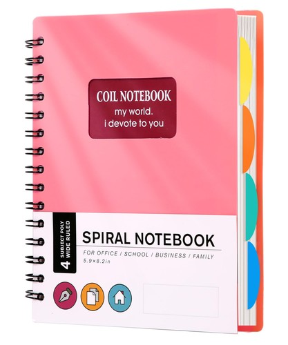 Subject notebooks wide ruled - 5,