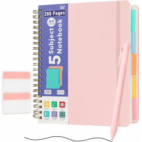 Hardcover spiral journal - -,