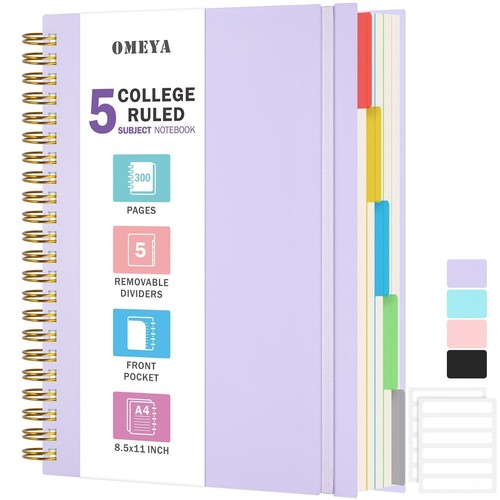 Spiral notebook 11 5 - 8.5,
