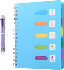 A5 Notebook with Dividers