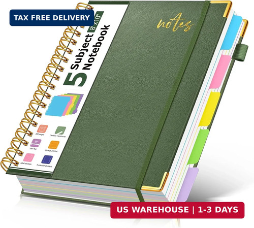 Subject spiral notebook - 5,