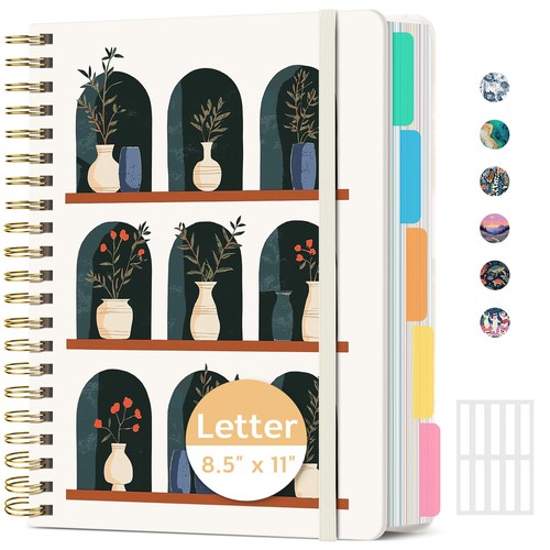 Zotia large spiral notebooks - large,