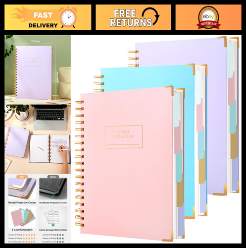 Pack spiral notebooks - 3,