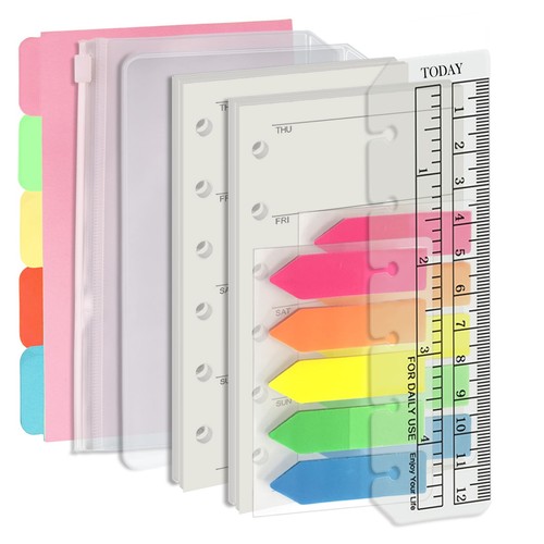 Hole binder refill set - a7, 6-hole