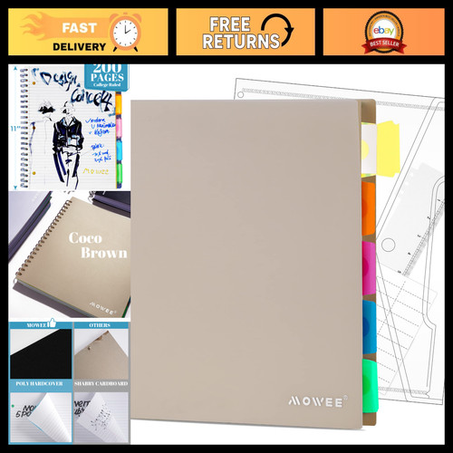 Subject spiral notebook - 5-subject,