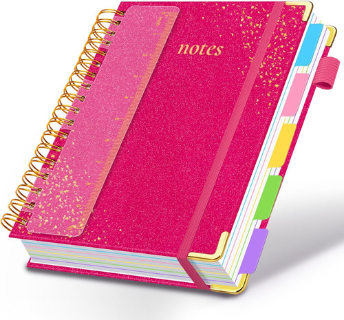 Hardcover spiral notebook with - notebook,