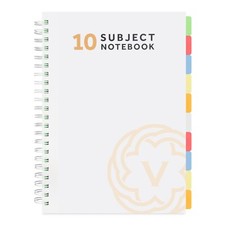A4 Subject Notebook with 10