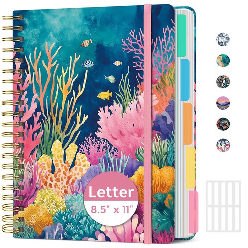 Zotia large spiral notebooks - large,