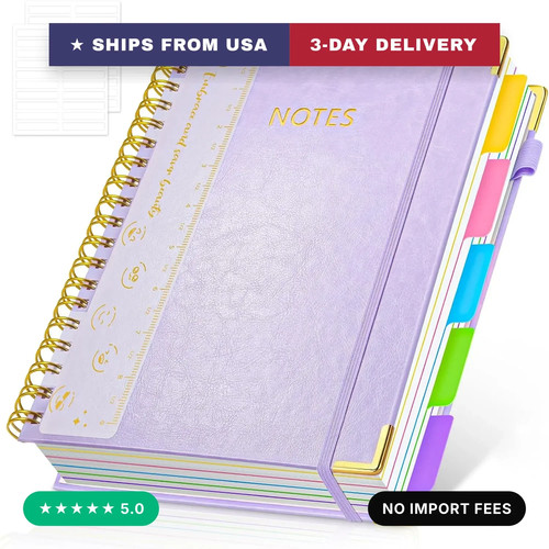 Hardcover multi subject spiral - subject,