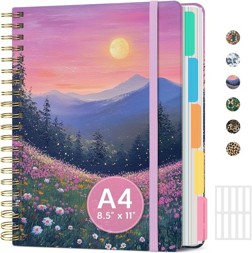 Large spiral lined notebooks - large,