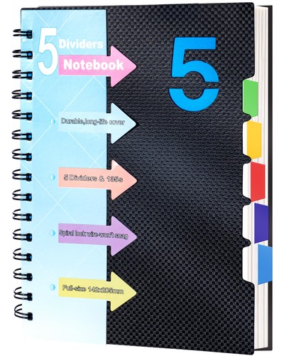 Cagie subject notebook with - 5,