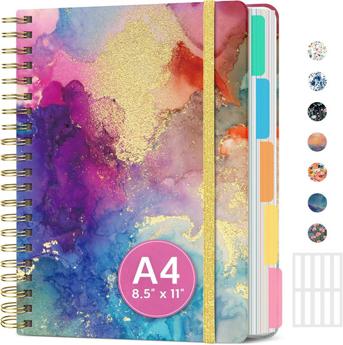 Large spiral lined - large,