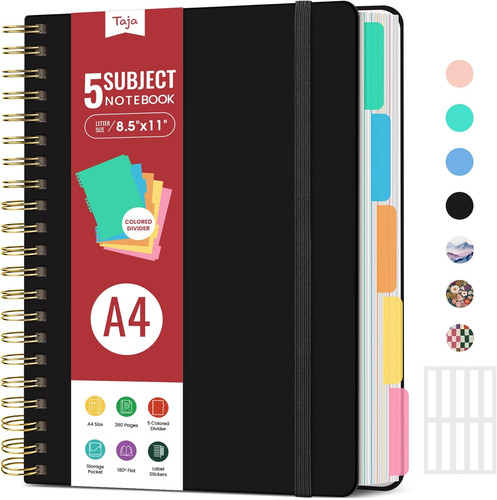 Large spiral lined notebooks - large,