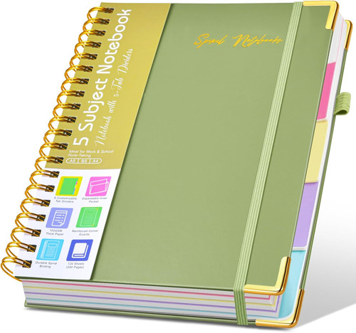 Hardcover spiral notebooks for - notebooks,