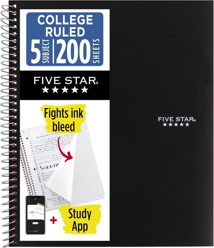 Five star spiral college - star,