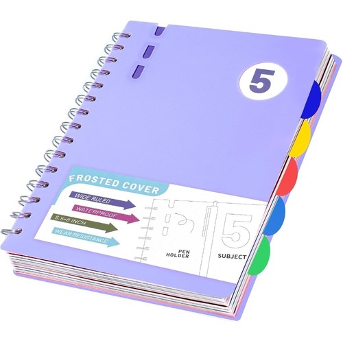 Spiral notebook with dividers - notebook,