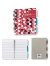 A5 Project Book Notebook 80