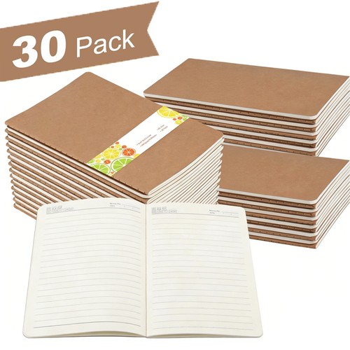 Pack kraft notebooks - 30,