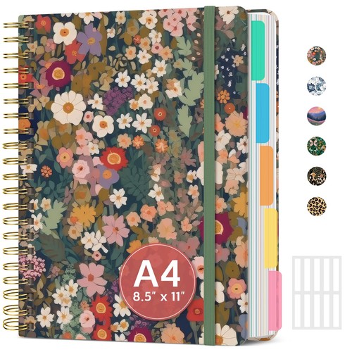 Large spiral notebook with - notebook,