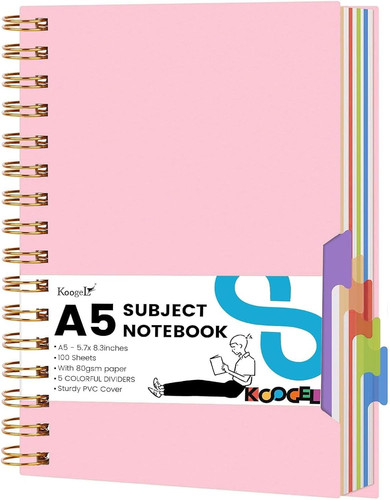 Spiral notebook with - notebook,