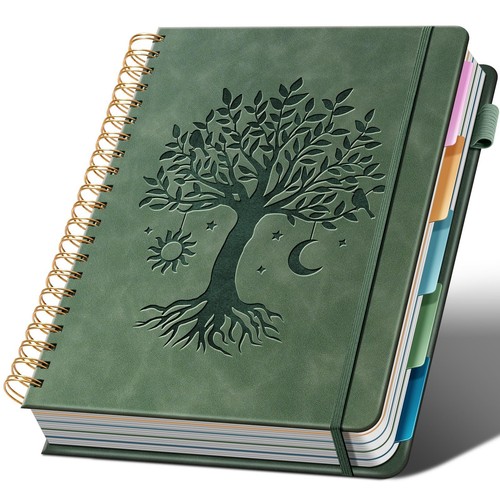 Hardcover spiral notebook - notebook, 8.5"