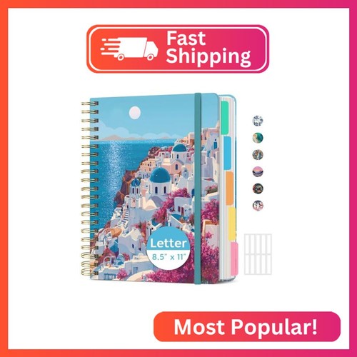 Zotia large spiral notebooks - large,