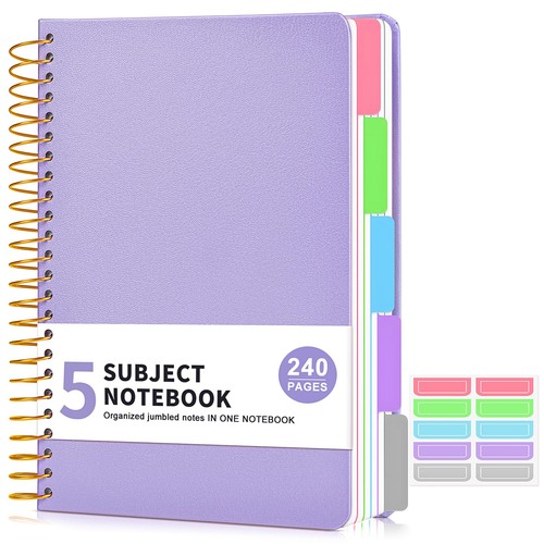 College ruled 5subject - college,