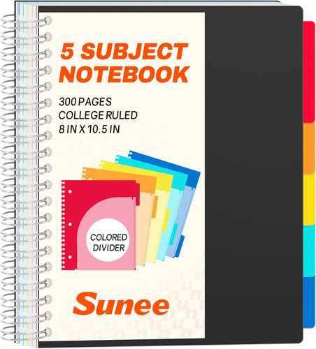 Spiral notebooks for - for, with